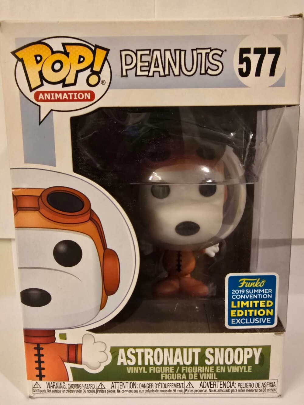 Funko Pop! Astronaut Snoopy Peanuts #577 Limited Edition Exclusive